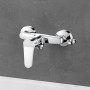 Ibergrif M12059-1 Mitigeur monocommande Douche, Robinet Douche Universel Filetage G1/2, Mitigeur de Douche Mural avec Support de