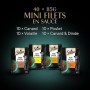 SHEBA Mini Filets - Sachets Fraîcheur en Sauce, Sélection à la Volaille pour Chat Adulte - 40x85g