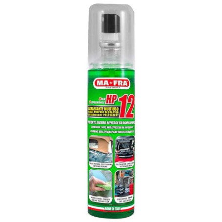 Mafra, HP12, Dégraissant Professionnel Universel à Usages Multiples, 125ml, Adapté à Toutes les Surfaces, Puissant et sans Dange