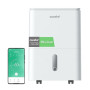 COMFEE' Déshumidificateur 2-EN-1,Elimine l'humidité jusqu'à 16L-Jour, Purification d'air avec ioniseur, 4 Modes, Fonction Air Sw