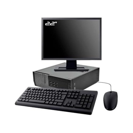 Générique PC i5 16Go 240Go SSD W11 WiFi + Ecran 22", Clavier + Souris