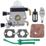Savior Carburateur pour Stihl FS55 FS38 FS55R FS55RC HL45 KM55 FS80 FR85 FH75 FS45 FS46 FS74 FS75 HL75 HS70 C1Q-S63 C1Q-S69 Mote