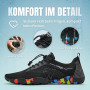 WateLves Chaussures De Bain Et d'eau pour Femmes Et Hommes,Sèches Vite,Faciles À Enfiler.pour Plongée,Surf,Sports Nautiques,Rand