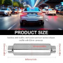 Silencieux, Silencieux Echappement Voiture en Acier Inoxydable de 305 mm avec Sortie D'air de 63 mm Echappement Voiture Universe