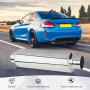 Silencieux, Silencieux Echappement Voiture en Acier Inoxydable de 305 mm avec Sortie D'air de 63 mm Echappement Voiture Universe