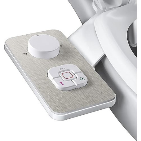 Samodra Pulvérisateur Bidet non électrique avec double buses rétractables autonettoyantes - Nettoyage avant et arrière - Bouton