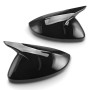 TECTICO Couvercles de Miroir Latéral, Boîtier de Rétroviseurs en Plastique ABS, Compatible avec Peugeot 208, 308, 408, 508, 307,