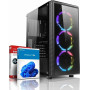 SHINOBEE FRORDI PC Gaming AMD Ryzen 5 3500 6 cœurs 4,10 GHz - GeForce RTX 3050 6 Go - Windows 11-16 Go DDR4 - SSD NVMe 512 Go -