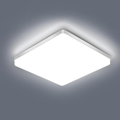 Comely Plafonnier LED Carré, 36W 4050LM Lampes de Plafond, 6500K Luminaire Plafonnier Moderno pour Salle de Bain Cuisine Salon B