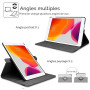 Étui Rotatif pour iPad 9,7" 6ème Génération, 5ème Génération/iPad Air 2/iPad Air – Support Rotatif à 360 Degrés Housse de Protec