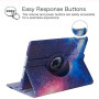 Étui Rotatif pour iPad 9,7" 6ème Génération, 5ème Génération/iPad Air 2/iPad Air – Support Rotatif à 360 Degrés Housse de Protec