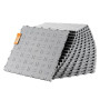 VEVOR Dalles de garage emboîtables, lot de 50, carrelage PP de revêtement de sol garage, 305 x 305 x 13,4 mm, texture double fac