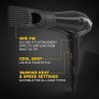 WAHL PowerPik 5000 Hairdryer, Sèche-cheveux pour femmes, embout Pik, sèche-cheveux afro, cheveux afro-caribéens, trois réglages