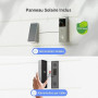 EZVIZ Sonnette sans Fil avec Caméra 2K, Sonnette Extérieur avec Panneau Solaire et Batterie, Vision Nocturne Couleur, Détection