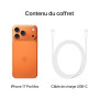 Apple iPhone 17 Pro Max 256 Go : Écran 6,9 Pouces, Puce A19 Pro, Autonomie Record sur iPhone, Système caméra Pro Fusion, Caméra