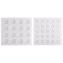 JDIEOQA Moule En Silicone Avec Pendentif En Forme Fleur En Résine Époxy, Porte-clés, Bijoux Pour Bagages, Sacs, Accessoires Coll