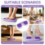 Fefod Rouleau de massage pour les pieds, Double Masseur Pieds de Point de Pression, Outils de Réflexologie Profonde, Rouleau de