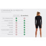 Sudation Chemise Top Manches Longues Amincissante Ventre Plat Maigrir Sauna Suit Shapewear Costume D'entraînement Formateur Shap