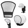 2 en 1 Diffuseur de Flash, Diffuseur en Tissu Universal, Réflecteur de Flash avec Bande élastique, Softbox De Caméra Portable Di