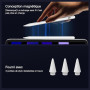 KINGONE Charge Rapide Stylet pour iPad 2018–2026, Pencil ipad USB-C avec rejet de Paume et détection d’Inclinaison, Compatible i