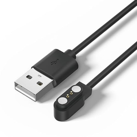 Câbles de Chargeur Universel, Accessoires de Smartwatch USB 2 broche Câble Chargeur Magnétique, Compatible avec Large Gamme de I