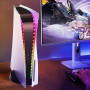FASTSNAIL Bande LED RVB pour PS5/Slim Console Digital/Disc Edition éclairage LED, 7 couleurs, 358 modes, avec télécommande à clé