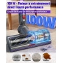 Brosse pour Dyson V11 V15 V10 V8 V7 Tête de Nettoyage pour Dyson SV10 SV11 SV12 SV14 Aspirateur À Couple Élevé Anti-Enchevêtreme