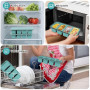 Niuny Moule a Soupe Congelation 2Pcs Moule Soupe Congélateur Plateau de Congélation en Silicone Avec Couvercles Bac à Bouillon S