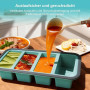 Niuny Moule a Soupe Congelation 2Pcs Moule Soupe Congélateur Plateau de Congélation en Silicone Avec Couvercles Bac à Bouillon S