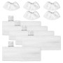 10 Pièces Chiffons de Rechange en Microfibre Compatible avec SC1, SC2, SC3, SC4, SC5, Bonnettes Microfibres Nettoyeurs à Vapeur,