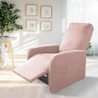 Bocguy Housse pour Fauteuil Relax Electrique Imperméable Extensible ，Protege Fauteuil 1 Place，Housse de Fauteuil Extensible ，Ant