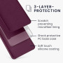 kwmobile Housse Compatible avec Google Pixel 7 Coque - Housse de téléphone Protection Souple en TPU Silicone - Bordeaux Violet