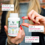 Cheveux BIO | Force & Croissance | Stimule la Pousse, Fortifie les Cheveux | Myrtille, Prêle, Roquette | 90 gélules de 300mg | Q
