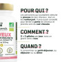 Cheveux BIO | Force & Croissance | Stimule la Pousse, Fortifie les Cheveux | Myrtille, Prêle, Roquette | 90 gélules de 300mg | Q
