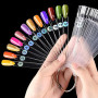150 Pièces Nuancier Ongles, Présentoir Ongles Nuancier Nuancier Vernis Semi Permanent pour Style Nail Art et Affichage Des Coule