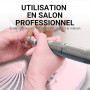 MelodySusie Aspirateur à Manucure Ongles Professionnel Ventilateur Collecteur de Poussière d'Ongles Faible Bruit Aspirateur de T