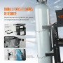 VEVOR Chariot de Soudage à 3 Niveaux Chariot Poste à Souder Capacité Charge 181,4 kg​​ Roues 360° Chaînes Sécurité Stockage Rése