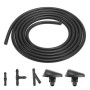 X AUTOHAUX Kits Buse de Lave-Glace pour Peugeot 206 407 Durite de Tuyau d'Essuie-Glace Connecteur 6438J2 6438E6