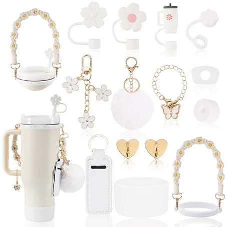 LUOJINYI Stanley Cup Accessories, accessoire stanley cup,stanley quencher accessoire pour Coupe Stanley, Accessoires pour Coupe