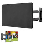 kwmobile Housse écran TV compatible avec 75" TV - Housse de protection TV extérieure contre intempéries, poussière et éclaboussu