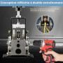 Denudeuse de Cable Electrique Manuelle, Machine a Denuder le Cuivre Les Fils avec un Diamètre de Dénudage de 1 à 25 mm, Pince a