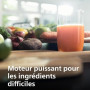 Philips Centrifugeuse Série 3000 - Extracteur de Jus avec cheminée XL 75mm, Technologie QuickClean, Capacité 2 L, Puissance 800W