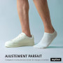 12 Paires Chaussettes Basses Homme et Femme - Socquettes Homme et Femme - Socquettes Courtes Coton Respirant
