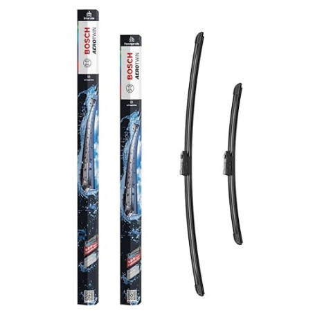 Bosch Aerotwin Aerotwin eA 945 S - Jeu de 2 Balais d'essuie-glaces de Remplacement Avant - Livrés avec Adaptateur Pré-assemblé -