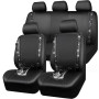 CAR PASS Housses siège Voiture en Cuir imperméable, Bling Diamant Brillant Cristal Scintillant, Universel pour 95% de Toutes Les