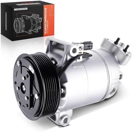 Frankberg Compresseur de Climatisation avec embrayage Compatible avec Qashqai +2 I J10 JJ10E NJ10 M.e.g.a.n.e II BM0/1 CM0/1 Scé