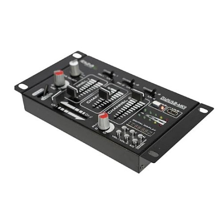 Ibiza - DJ21USB-MKII - Table de mixage à 4 voies/7 canaux et diverses entrées - USB - Noir