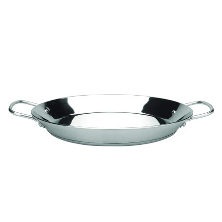 IBILI - Poêle à paella Premier, 36 cm, Acier inoxydable, 7 portions, Compatible avec l’induction
