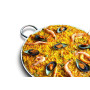 IBILI - Poêle à paella Premier, 36 cm, Acier inoxydable, 7 portions, Compatible avec l’induction