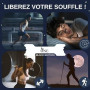 60 Bandelettes Nasales | Ecarteur Nasal | Dispositifs Anti Ronflement Puissant | 3 Bandes de Maintien Renforcé Noir| Patch Nez R